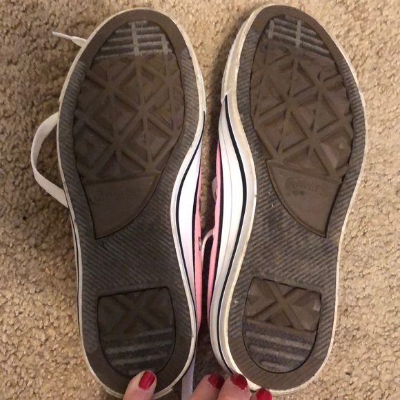 Cotton Candy Pink Converse - Picture 3 of 4